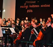2016 metų mažojoje kultūros sostinėje Merkinėje surengta baigiamoji &scaron;ventė