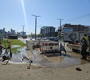 Vamzdyno avarija Vilniuje