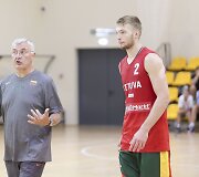 Jonas Kazlauskas ir Domantas Sabonis