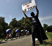 &bdquo;Tour de France&ldquo; lenktynių sirgaliai.