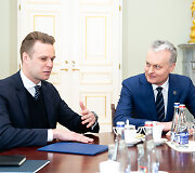 Gabrielius Landsbergis ir Gitanas Nausėda