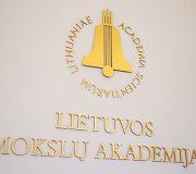 Lietuvos mokslo premijų laureatų paskelbimo akimirka