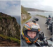 Draugų kelionė motociklais per Portugaliją
