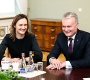 Viktorija Čmilytė-Nielsen ir Gitanas Nausėda