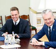 Gabrielius Landsbergis ir Gitanas Nausėda