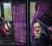 Migrantai Lesbo saloje