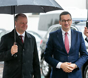 Saulius Skvernelis ir Mateuszas Morawieckis