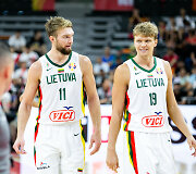 Domantas Sabonis ir Mindaugas Kuzminskas