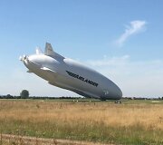 Nukrito didžiausias pasaulyje orlaivis &bdquo;Airlander 10&ldquo;