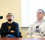 Emilis Vėlyvis ir Mindaugas Papinigis