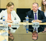 Viktorija Čmilytė-Nielsen ir Saulius Skvernelis