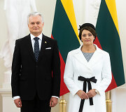 Gitanas Nausėda ir Diana Nausėdienė