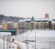 Sekmadienio rytas sostinės gatvėse