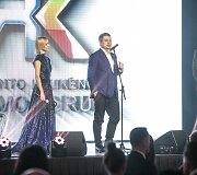 Gala labdaros vakaro akimirka