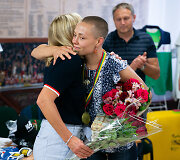 Rose Namajūnas sutikimas Lietuvos sporto muziejuje