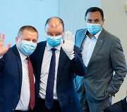 Dainius Gaižauskas, Saulius Skvernelis, Petras Gražulis