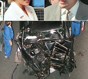Princesė Diana ir jos mylimasis Dodis Al-Fayedas ir juos pražudžiusios avarijos Paryžiuje scena