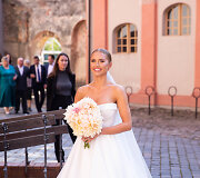 Angelės Petručionytės ir jos mylimojo Mariaus vestuvių akimirka
