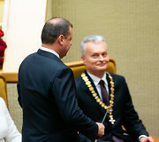 Diana Nausėdienė, Saulius Skvernelis, Gitanas Nausėda