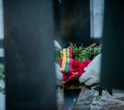 &Scaron;alies vadovai pagerbė vasario 16-osios Signatarų atminimą