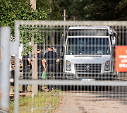Migrantai atvežti į Rūdninkų poligoną
