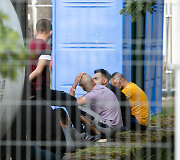 Migrantai atvežti į Rūdninkų poligoną