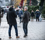 Vilniuje &ndash; protestas prie&scaron; veido kaukes