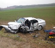 Vilkiko ir &bdquo;Alfa Romeo&ldquo; avarija kelyje &bdquo;Via Baltica&ldquo;