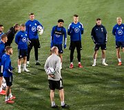 &Scaron;iaurės Airijos futbolo rinktinės treniruotė