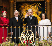Karalienė Mathilde, Belgijos Karalius Pilypas, Gitanas Nausėda, Diana Nausėdienė