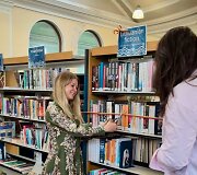 Lietuvi&scaron;kų knygų bibliotekos skyriaus Edinburge atidarymas