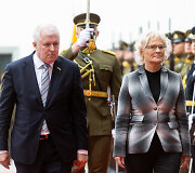 Arvydas Anu&scaron;auskas ir Christine Lambrecht
