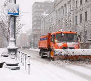 Vilnių užklojęs gausus sniegas