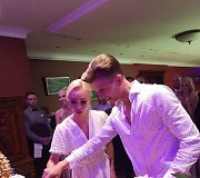 Ernesto Mongino ir Lauros Staržinskaitės vestuvių akimirka