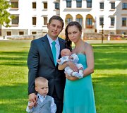 Tatjana ir Marius su vaikais Dovydu bei Luku