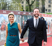 Beata Nicholson su vyru Tomu