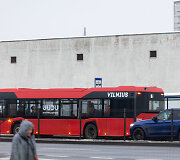 Vilniuje &ndash; vie&scaron;ojo transporto vairuotojų streikas