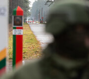Fizinio barjero pasienyje su Baltarusija statyba