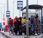 Vilniuje &ndash; vie&scaron;ojo transporto vairuotojų streikas
