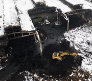Darbai po padangų gaisro &bdquo;Ekologistika&ldquo; teritorijoje
