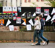 Rinkiminiai plakatai Vilniuje