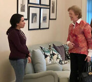 Princesė Latifa ir Mary Robinson