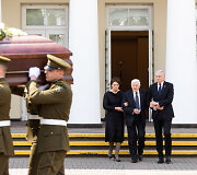 Diana Nausėdienė, Gitanas Nausėda, Valdas Adamkus