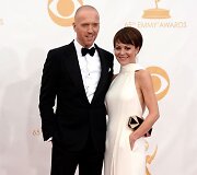 Damianas Lewisas su žmona Helen McCrory