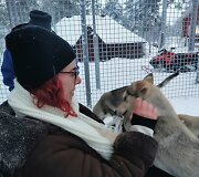 Justina Vaitiekūnaitė Laplandijoje