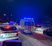 Eismo sąlygos Vilniuje vidurnaktį