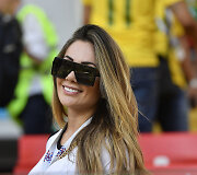 Brazilo Roberto Firmino žmona Larissa Pereira