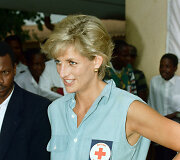 Princesė Diana Angoloje 1997 m. 