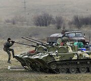 Ukrainos kariai prie Rusijos sienos