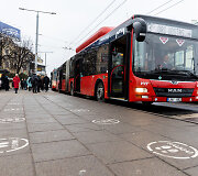 Vilniuje &ndash; vie&scaron;ojo transporto vairuotojų streikas